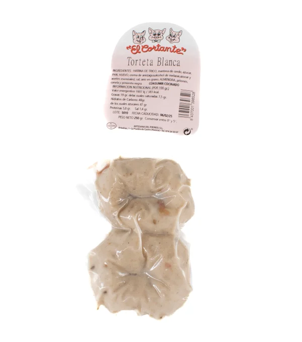 Torteta Blanca El Cortante 250g