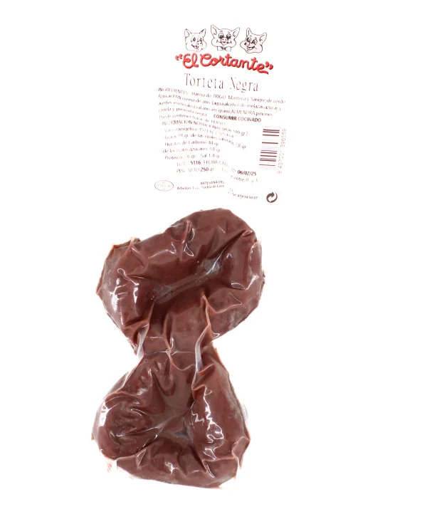 Torteta Negra El Cortante 250g