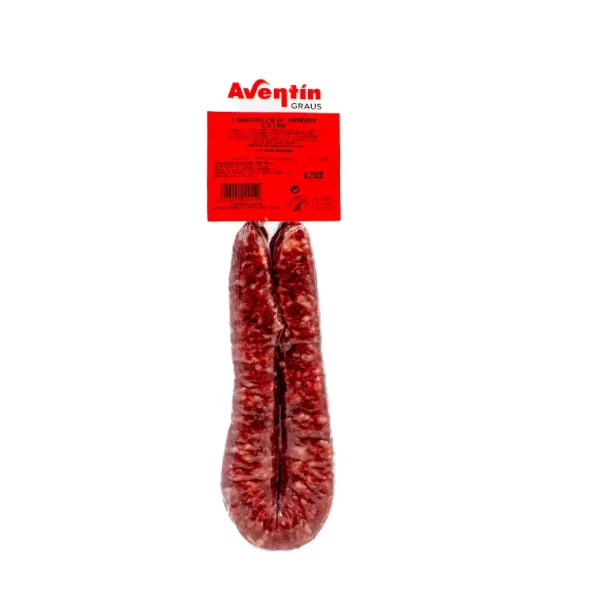 Longaniza de Graus Curada Embutidos Aventín 250g - Imagen 2
