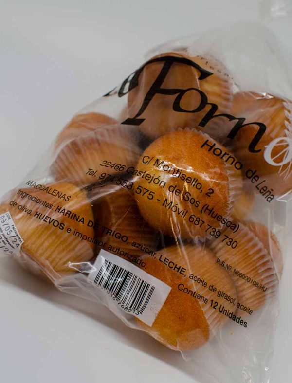 Magdalenas Caseras El Forno de Castejón de Sos 450g - Imagen 3