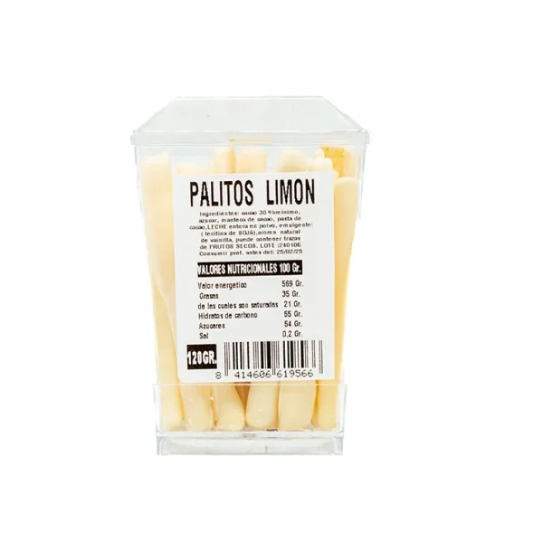 Palitos de Limón de Chocolates Pallás 120g - Imagen 3
