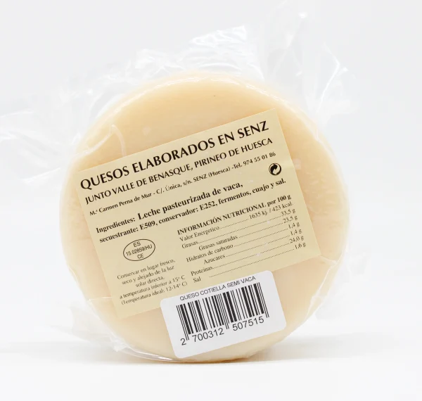 Queso de Vaca Semicurado Macizo Cotiella 450g - Imagen 2