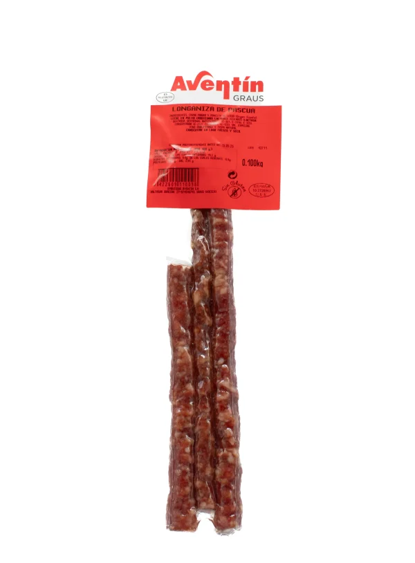 Longaniza de Pascua de Graus Aventín 100g