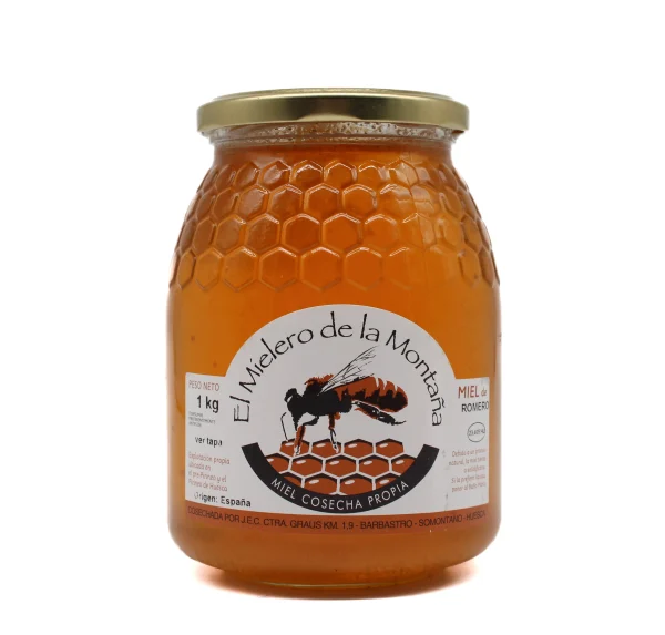 Miel de Romero del Mielero de la Montaña 1kg