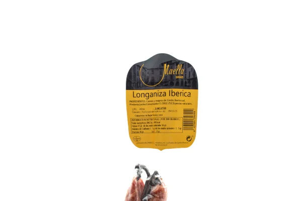 Longaniza Curada Ibérica Maella 300g - Imagen 2