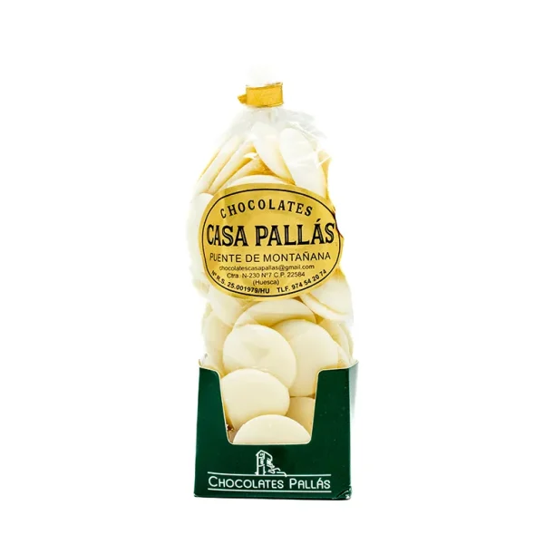 Chocolates Pallás Lágrimas de Chocolate Blanco 200g