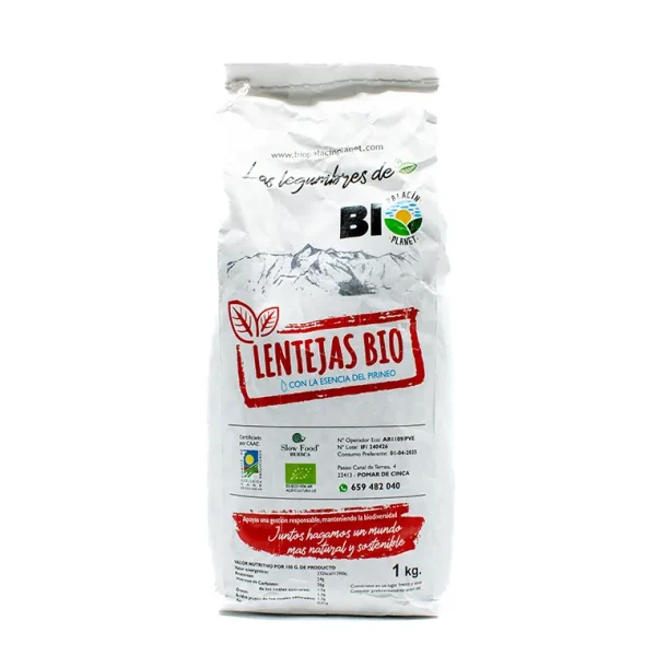 Lenteja Ecológica Bio Palacin