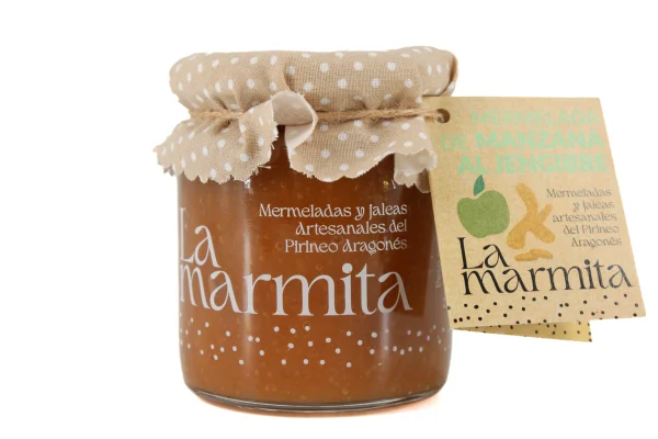 Mermelada Artesana Manzana Jengibre La Marmita 250 grs