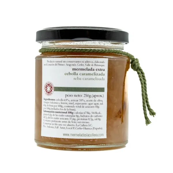 La Cullera Mermeladas de Cebolla Caramelizada 250g
