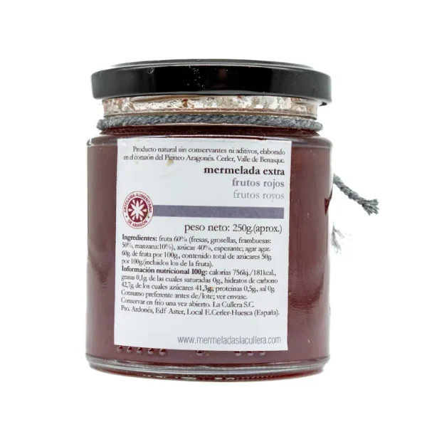 La Cullera Mermeladas de Frutos Rojos 250g