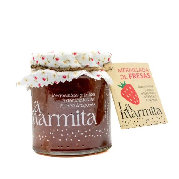 Mermelada Artesana La Marmita Fresas 250 gramos