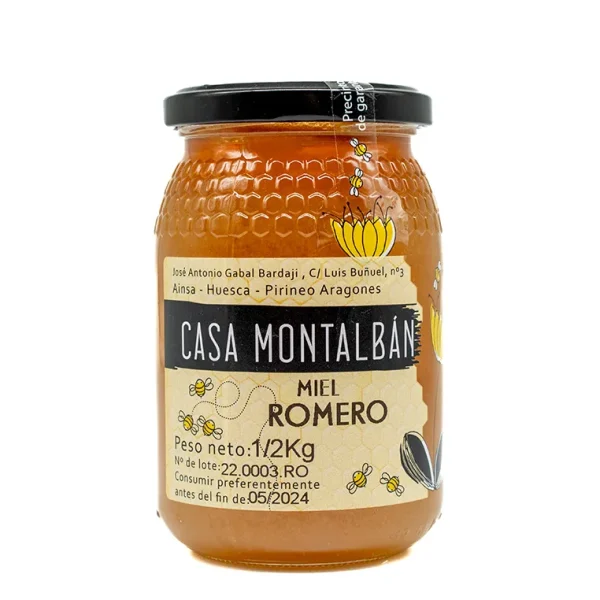 Miel de Casa Montalbán con Romero 500 gr