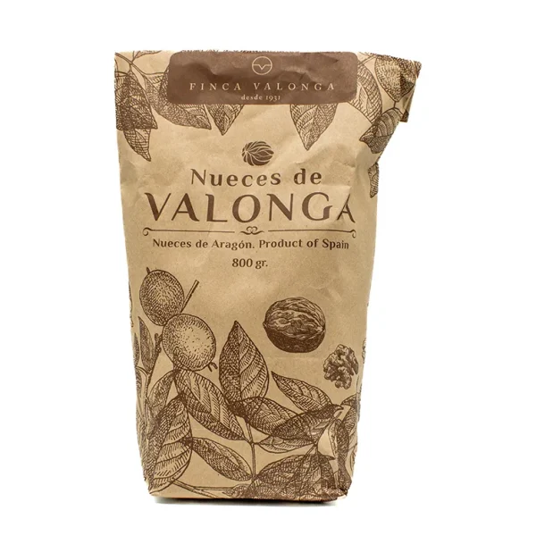 Nueces con cáscara Valonga bolsa 800 grs