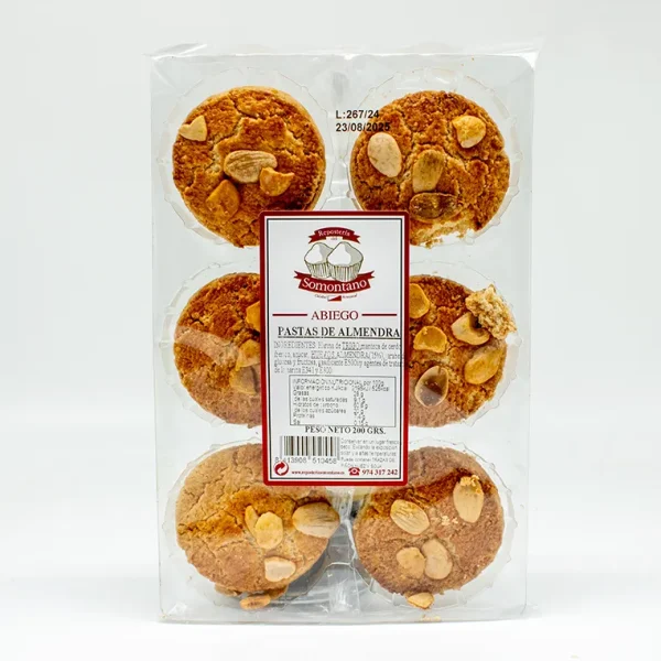 Pastas de Almendra Reposteria del Somontano