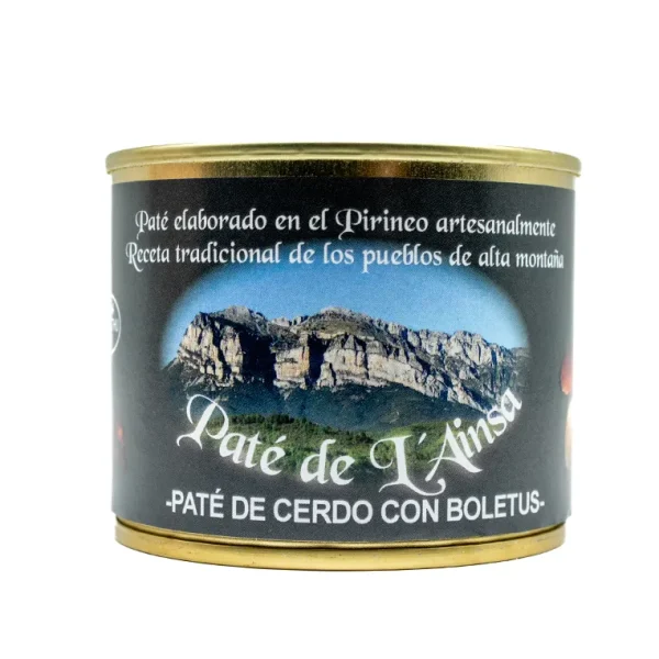 Paté de L'Ainsa de Cerdo con boletus 200g