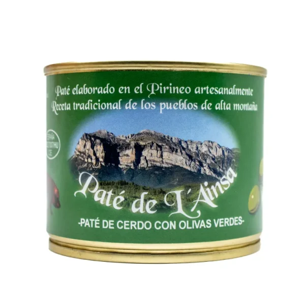 Paté de L'Ainsa de Cerdo con Olivas 200g