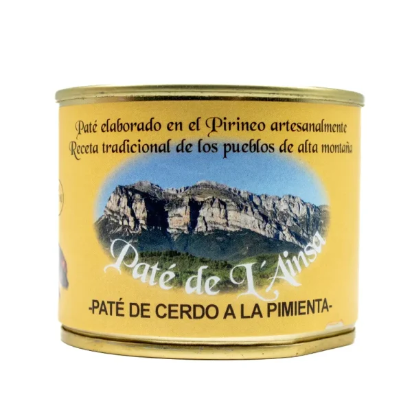 Paté de L'Ainsa Pimienta 200 gr