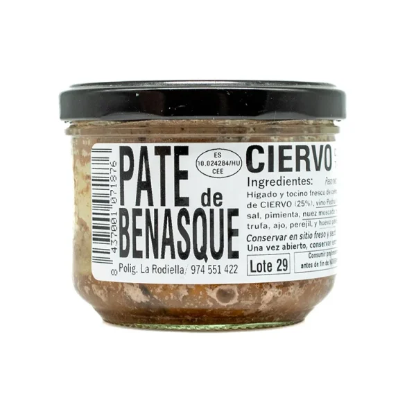 Paté de Benasque de Ciervo con Trufa 240g