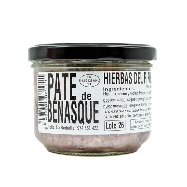 Paté de Benasque Hierbas del Pirineo 240g