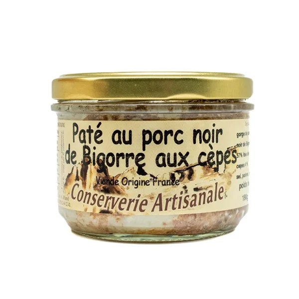 Paté de Cerdo Negro de Bigorre de Ceps Terroir Pyrénées180gr