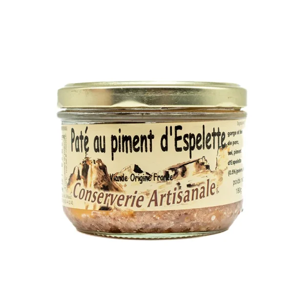 Paté de Pimientos D’Espelette Terroir Pyrénées 180gr