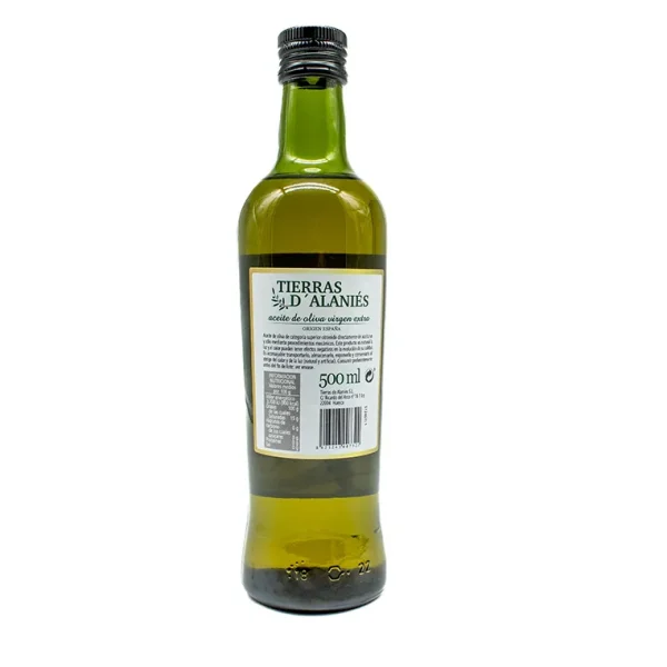 Aceite Oliva Virgen Extra tierra D´Alanies 50 cl. - Imagen 2