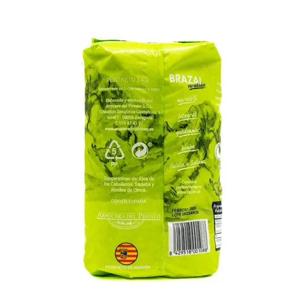 Arroz Balilla Brazal 100% 1kg - Imagen 2