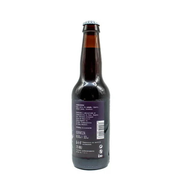 Cerveza Tensina Akelarre Mala Gissona botella 33 cl. - Imagen 2