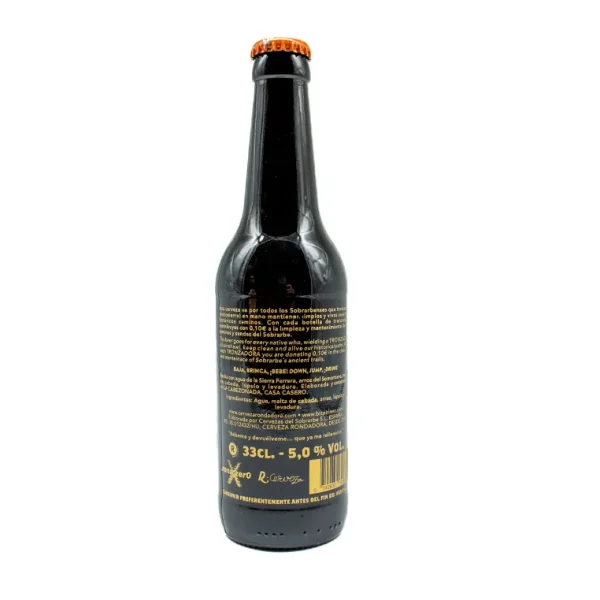 Cerveza Artesana Tronzadora Amber Lager 33cl - Imagen 2