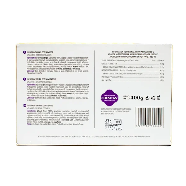 Galletas Chesitas Originales 400g - Imagen 3