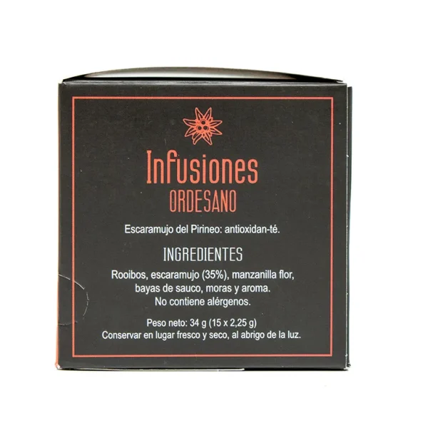 Infusión Ordesano Escaramujo del Pirineo 60g - Imagen 2