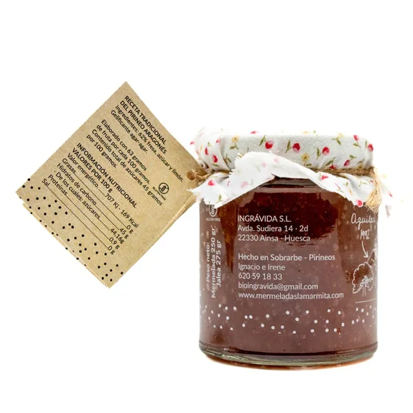 Mermelada Artesana La Marmita Fresas 250 gramos - Imagen 2