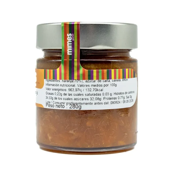 Mermelada Mimes de Naranja a la Canela 280g - Imagen 2