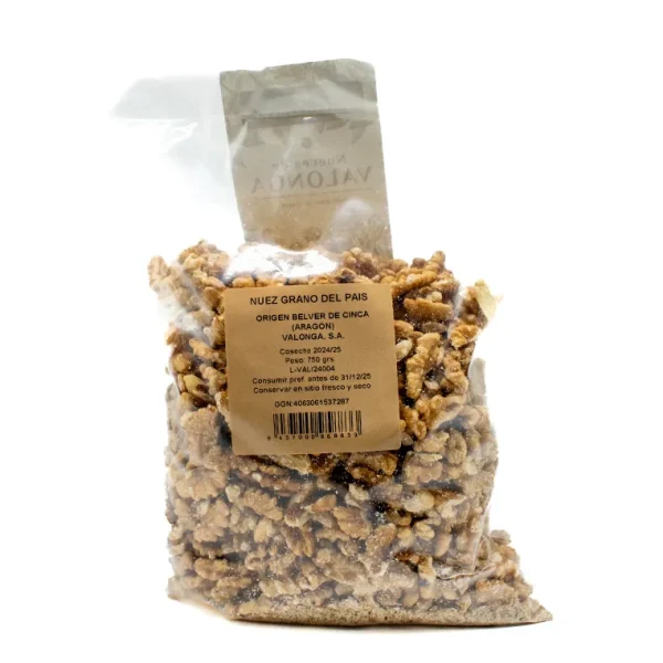 Nueces Peladas Valonga bolsa 750 gramos - Imagen 2