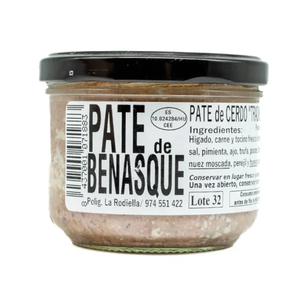 Paté de Benasque de Cerdo Tradicional 240g - Imagen 2