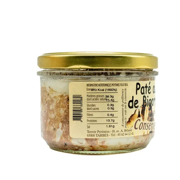 Paté de Cerdo Negro de Bigorre de Ceps Terroir Pyrénées180gr - Imagen 2