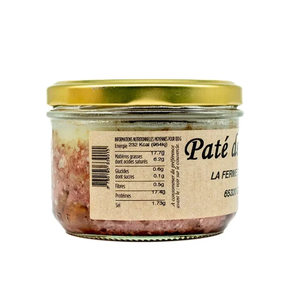 Paté de Ave La Ferme de Laurie 180gr - Imagen 2