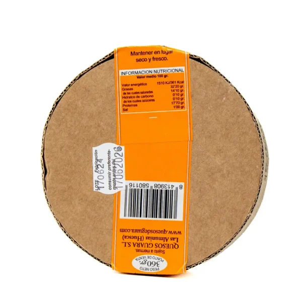 Queso Guara de Vaca con Pimentón 360g - Imagen 2