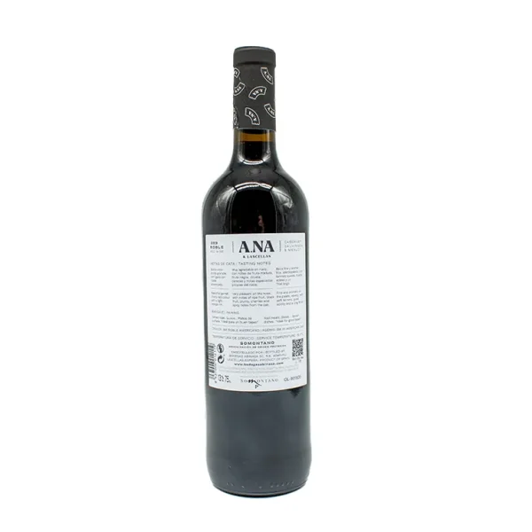 Vino Somontano Ana Lascellas Tinto Roble - Imagen 2