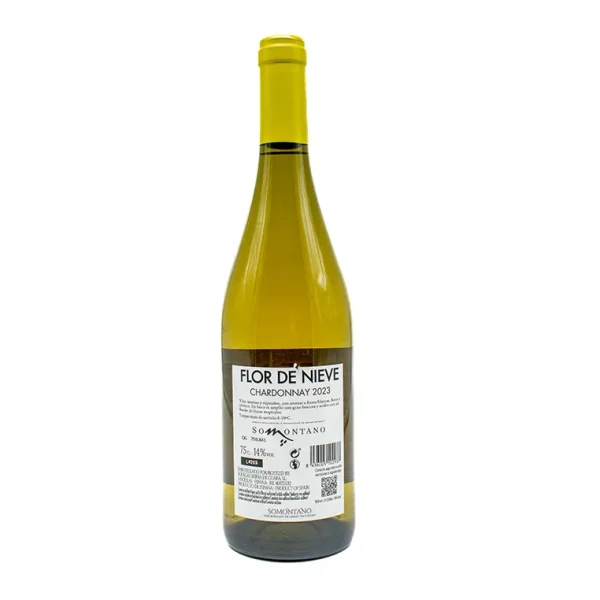 Vino Somontano Flor de Nieve Blanco 75 cl - Imagen 2