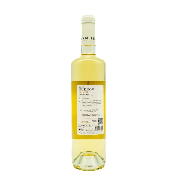 Vino Somontano Sueños de Obergo  Blanco 75 cl - Imagen 2