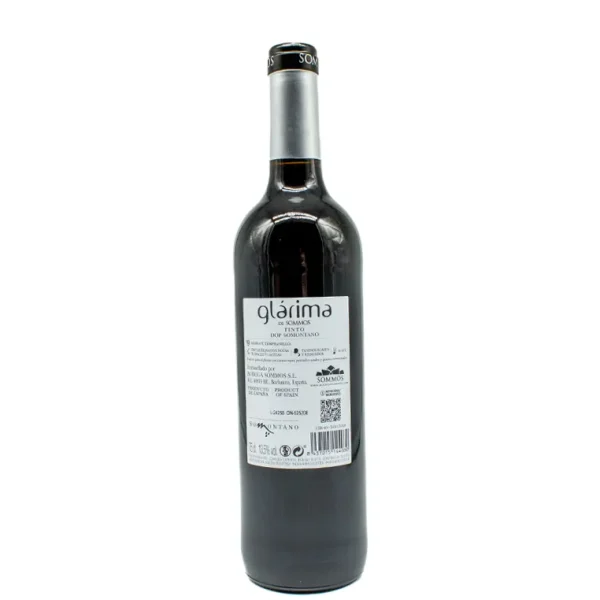 Vino Glárima de Sommos Merlot Tempranillo - Imagen 2