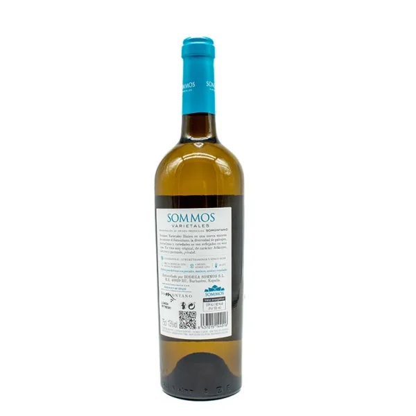 Vino Somontano Sommos Varietales Blanco 75cl - Imagen 2