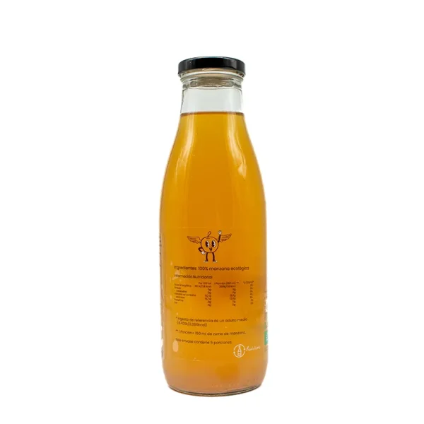 Zumo ecológico de manzana Ingrávida 750 ml - Imagen 2