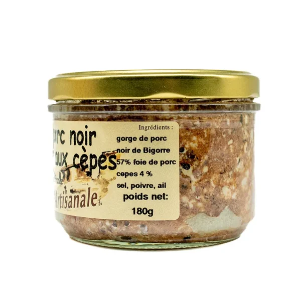 Paté de Cerdo Negro de Bigorre de Ceps Terroir Pyrénées180gr - Imagen 3