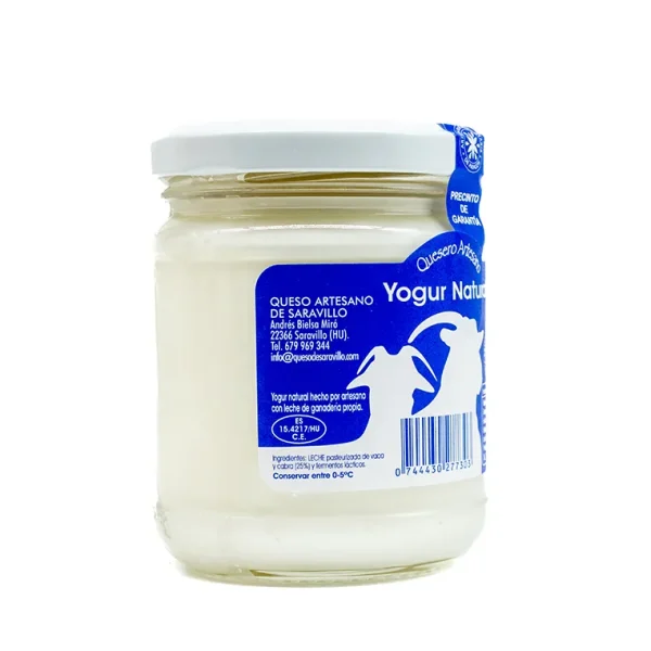 Yogur de Cabra Saravillo 200gr - Imagen 3