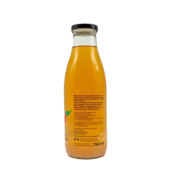 Zumo ecológico de manzana Ingrávida 750 ml - Imagen 3