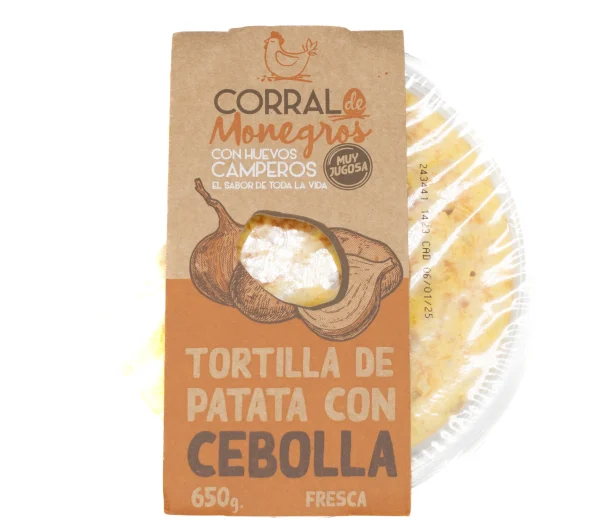 Tortilla Patatas "Con Cebolla" Corral Monegros 650 Gramos
