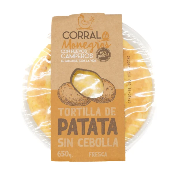 Tortilla patatas Corral De Monegros 650 Gramos