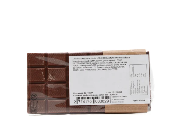 Chocolate Del Pirineo Almendras Garrapiñadas - Imagen 2